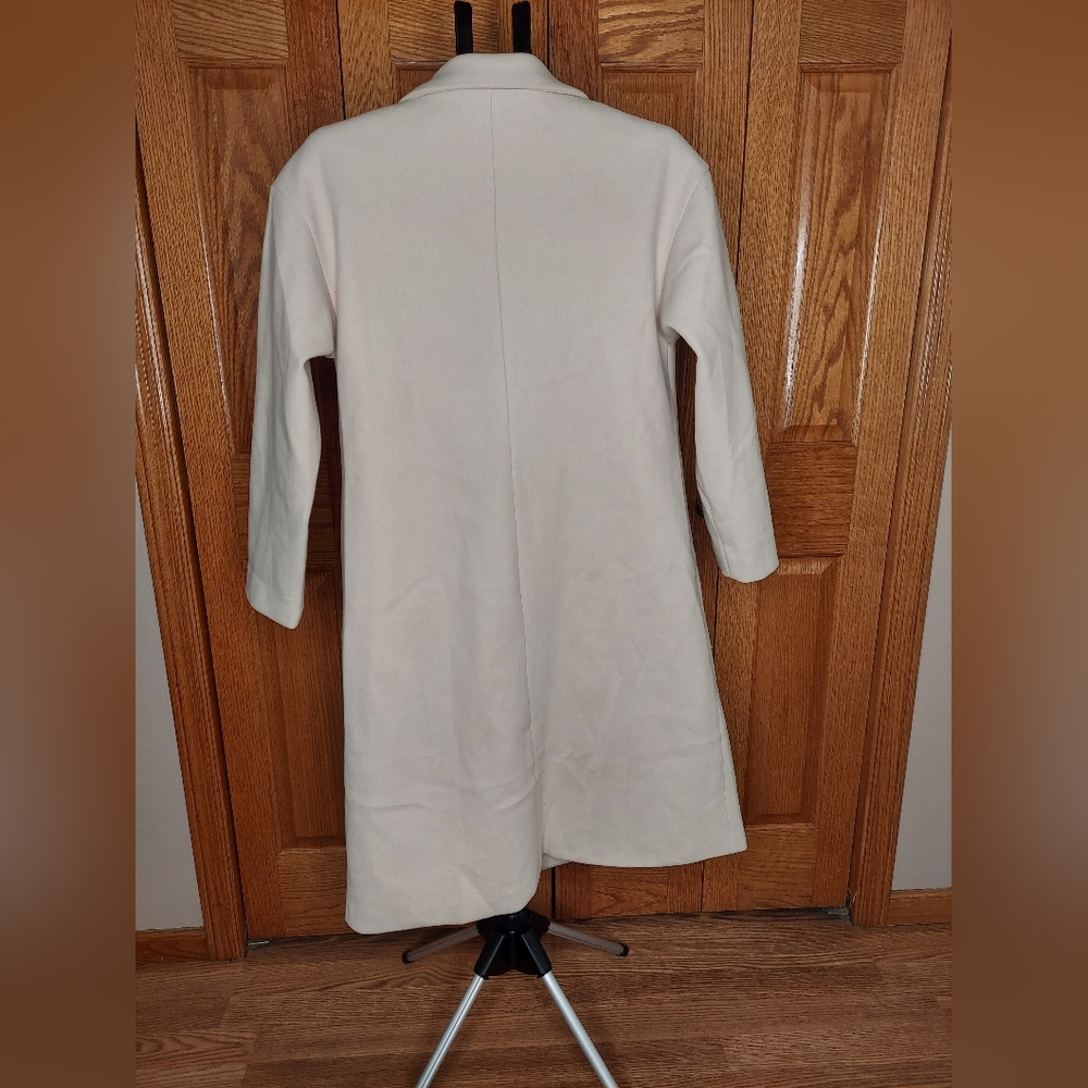 Allegra K Cream Coat - Picture 2 of 5